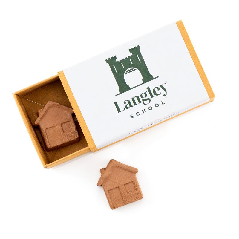 Image of House-Shaped Wildflower Seed Bomb - Matchbox