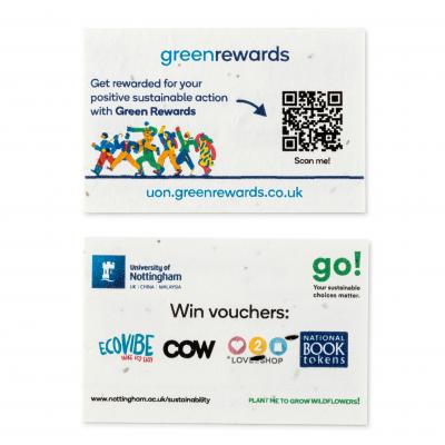 Image of Seed Paper Business Cards - 220gsm Seed Paper